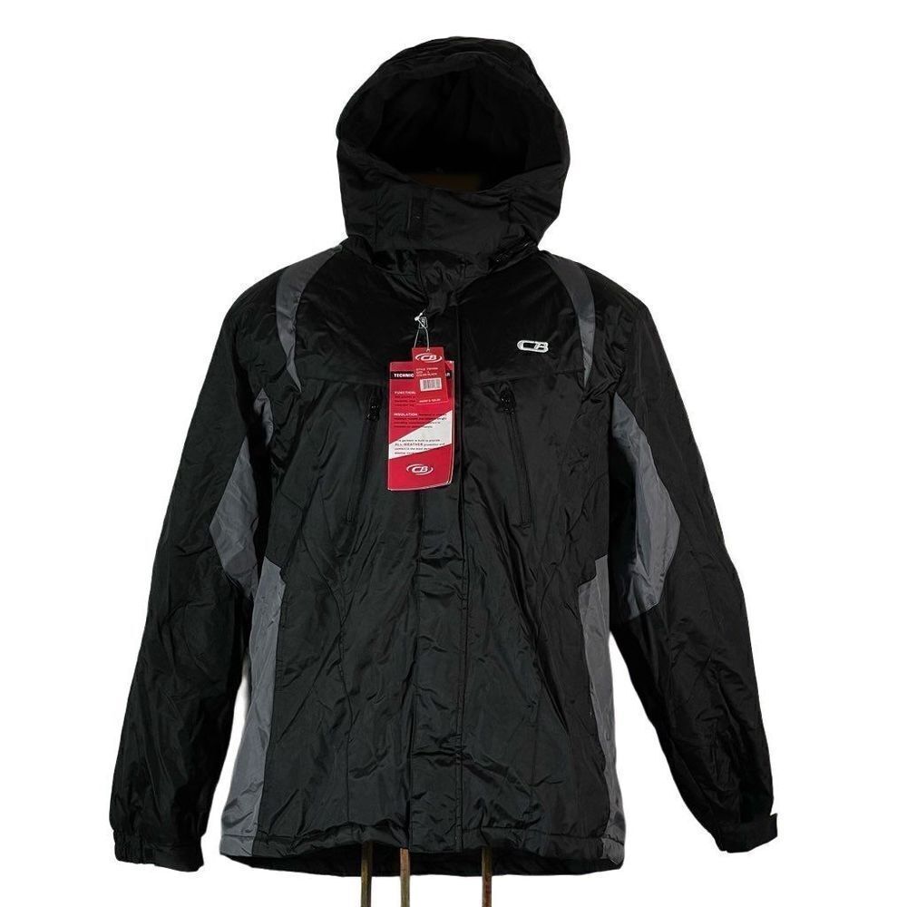 NWT CB Sports L Vintage Black outwear Sky Snow All weather Insulated Jacket